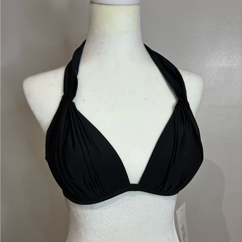 NWT Firpearl Black Swimwear Bikini Top
